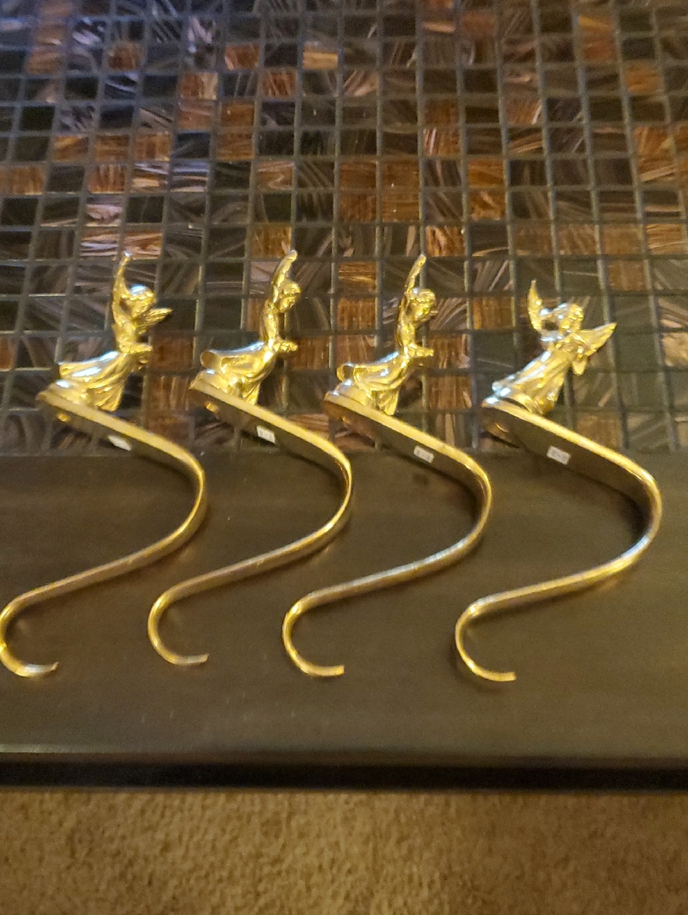 Vintage Jefferson Brass Angel - Decorative Holiday Hangers